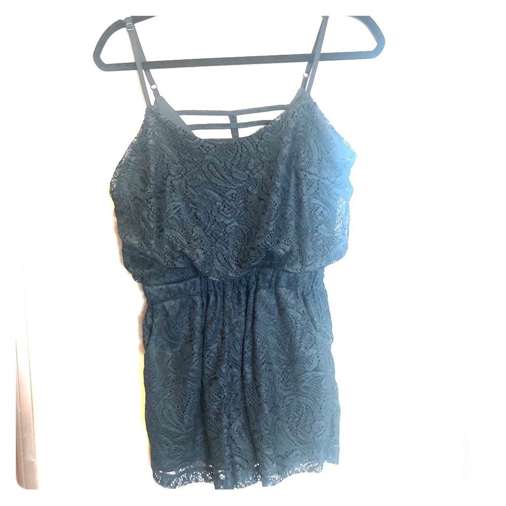 Brand New Black Lace Shorts Jumper